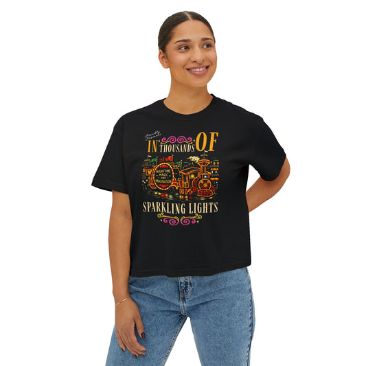 Sparkling Lights Boxy Tee