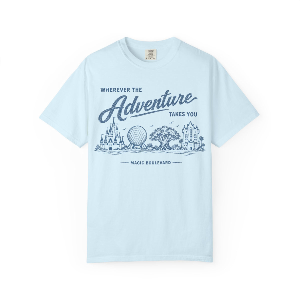 MB Adventure Tee - Castle Blue