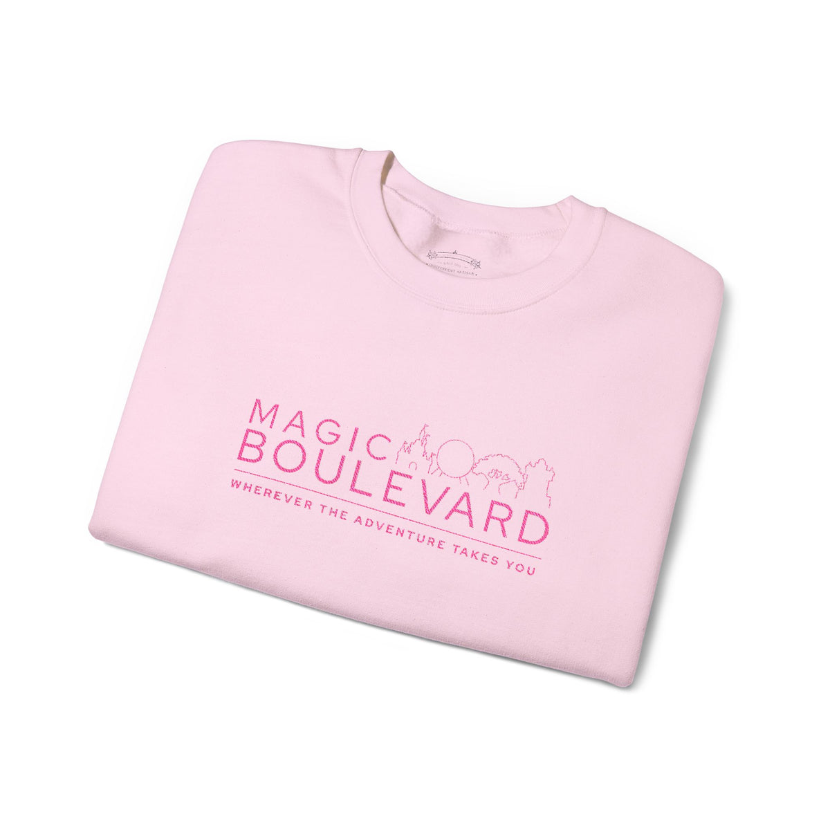 MB Icons Embroidered Sweatshirt - Pink/Pink
