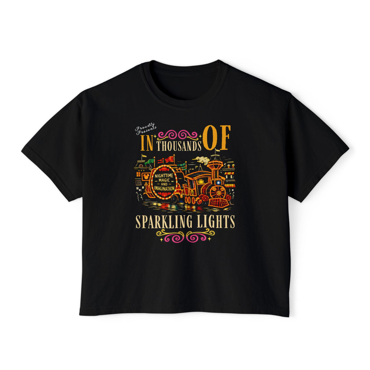 Sparkling Lights Boxy Tee