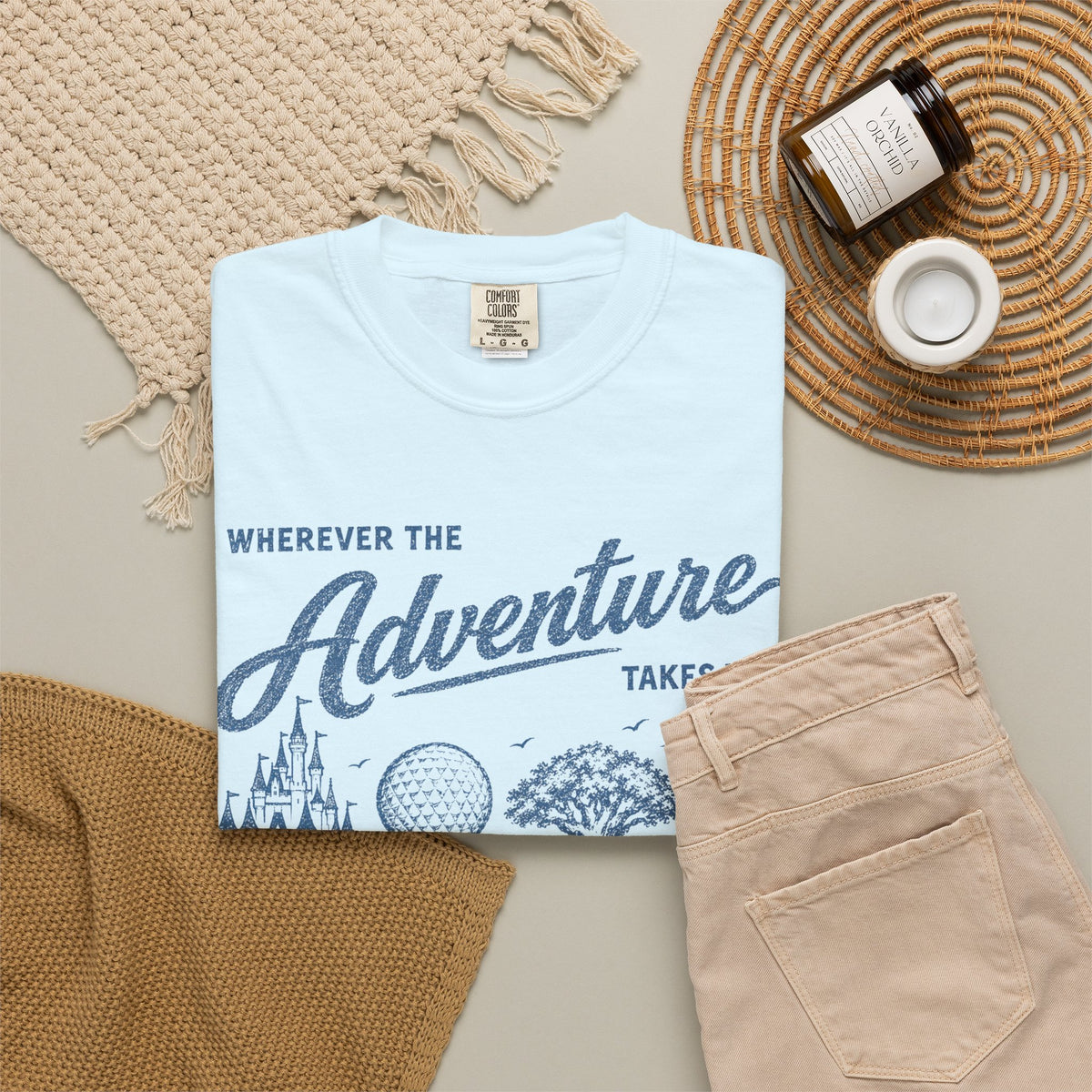 MB Adventure Tee - Castle Blue
