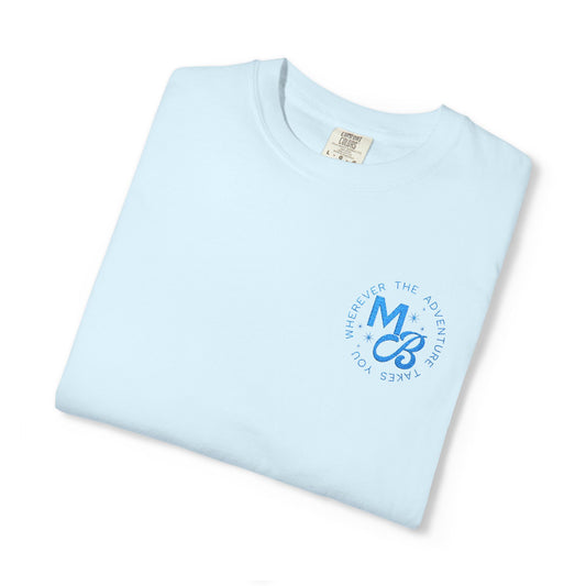MB Embroidered Tee - Blue/Blue