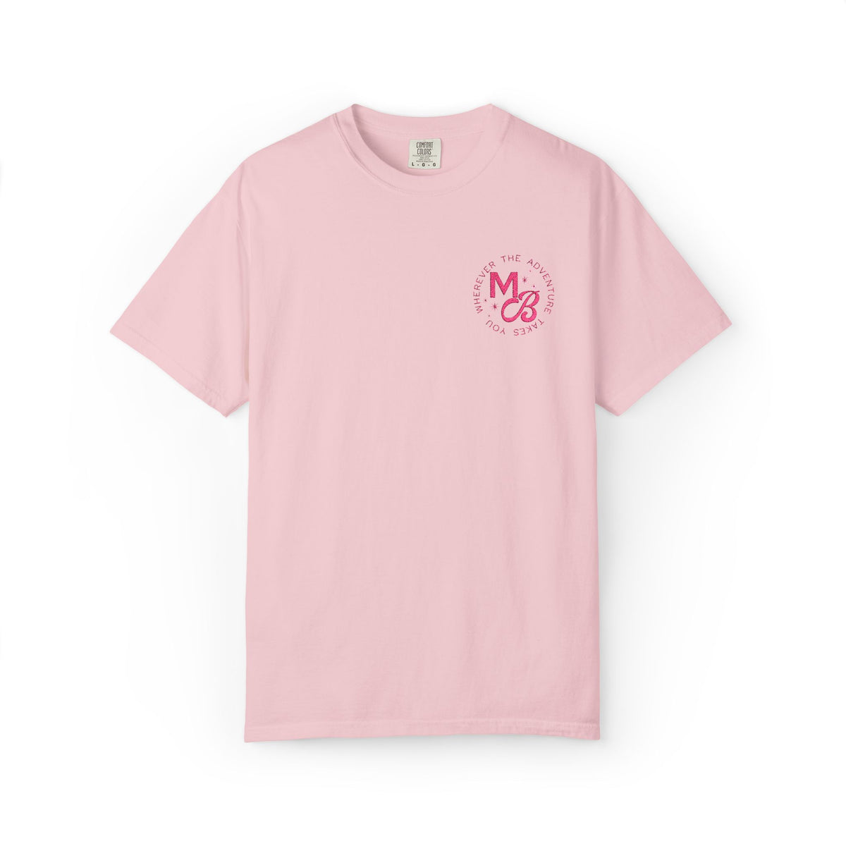 MB Embroidered Tee - Pink/Pink