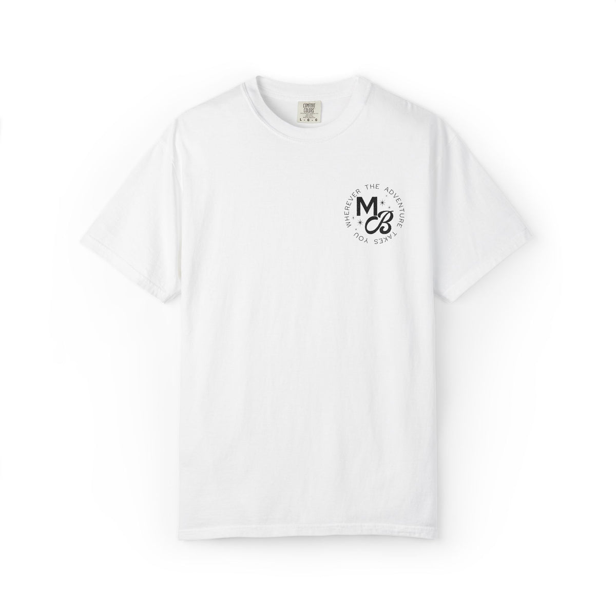 MB Embroidered Tee - White/Black