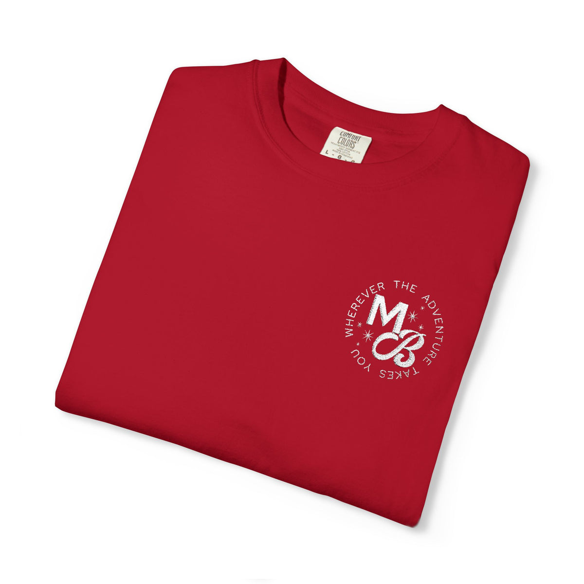 MB Embroidered Tee - Red/White