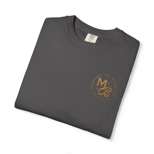 MB Embroidered Tee - Grey/Bronze
