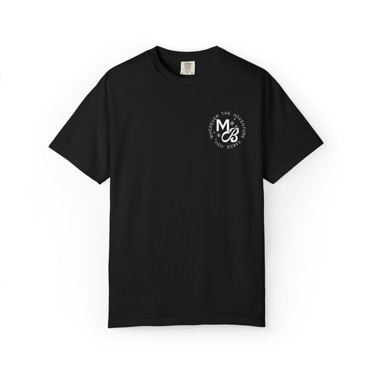 MB Embroidered Tee - Black/White