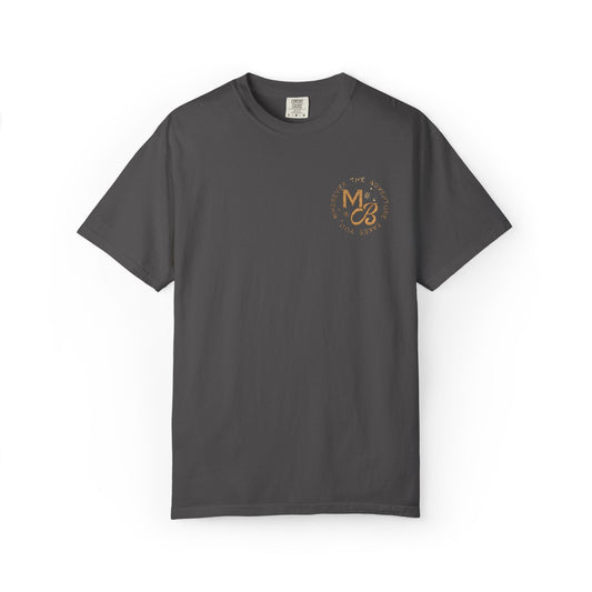 MB Embroidered Tee - Grey/Bronze