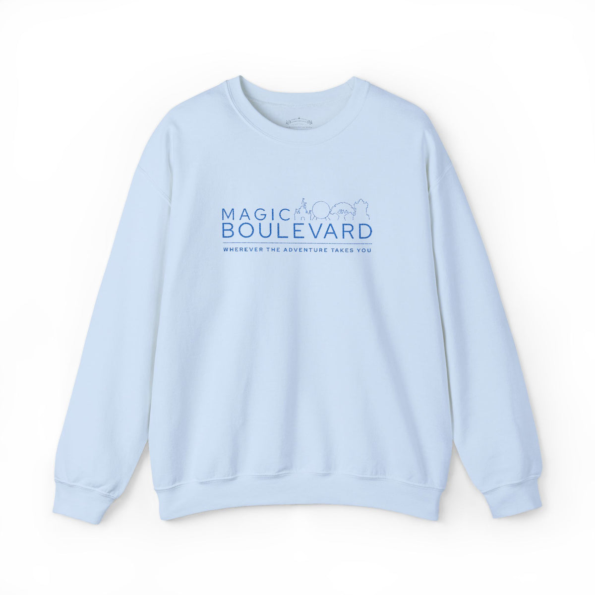 MB Icons Embroidered Sweatshirt - Blue/Blue