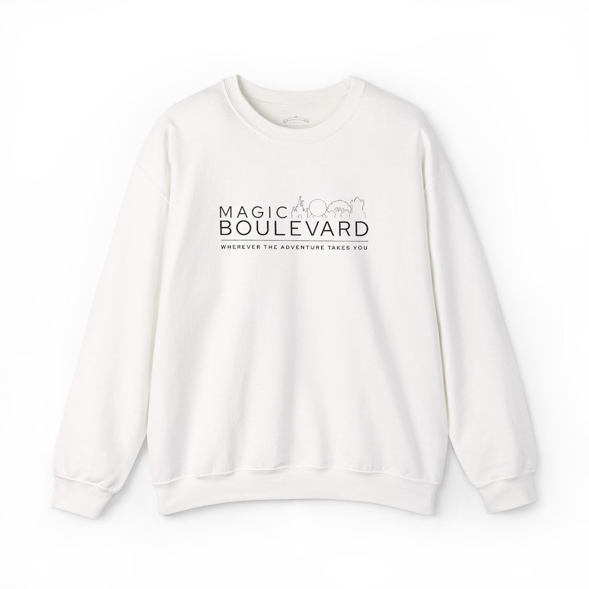MB Icons Embroidered Sweatshirt - White/Black
